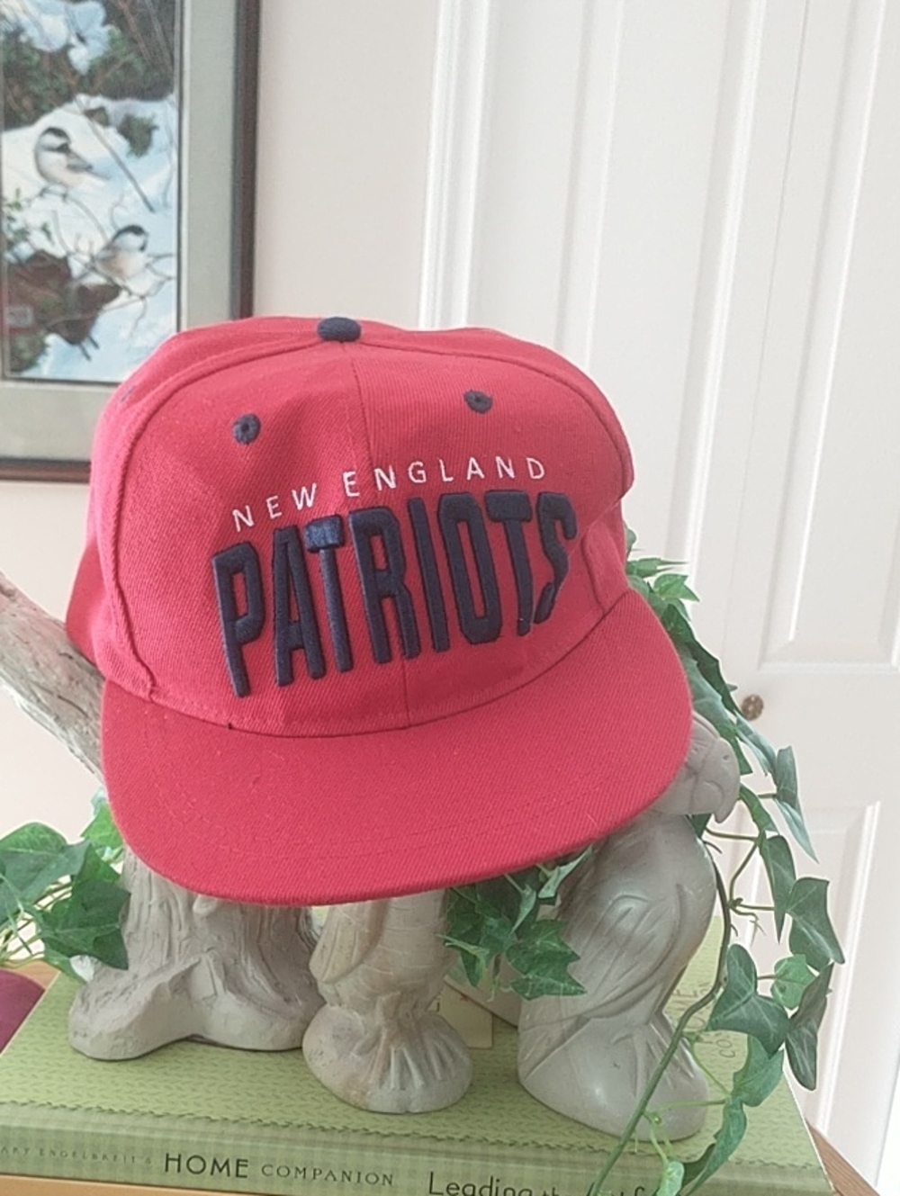 New England Patriots Red /Navy Embroidered SnapBack Hat